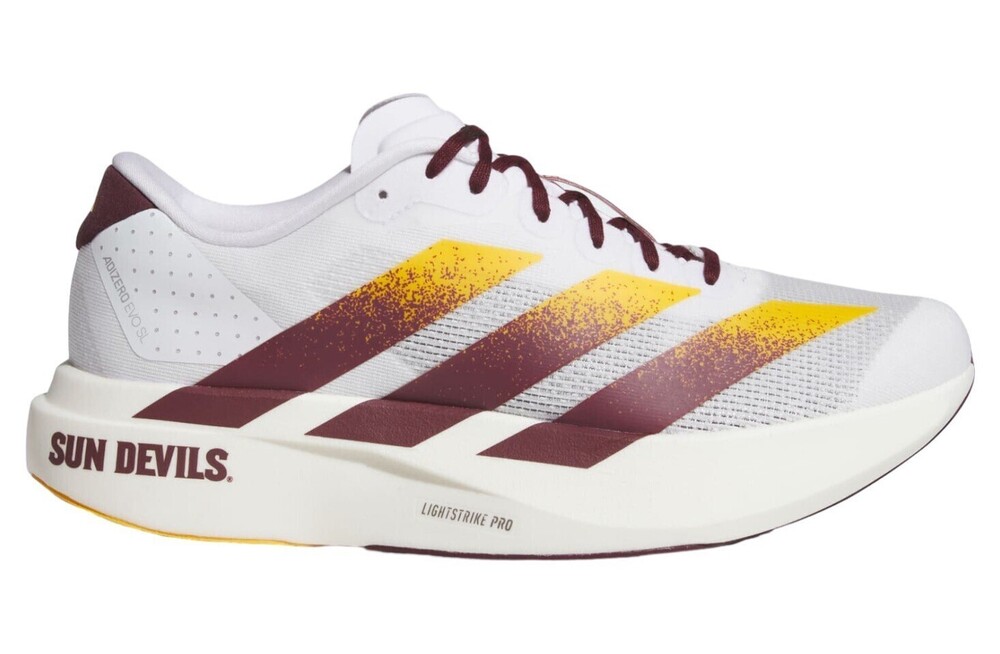 Size 8 Adidas Adizero Evo SL Arizona ASU Sun Devils Running JQ4572 Men's